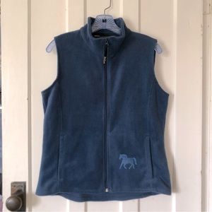 Woolrich Blue Andes Fleece Vest Size Medium
